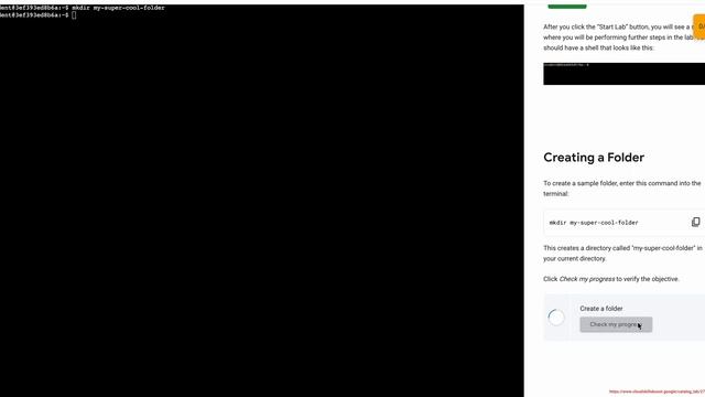 Creating a Folder with Linux || #qwiklabs || #coursera смотреть онлайн