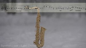 Wham! - Last Christmas (Ноты для саксофона альт)