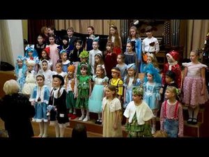 Новогодний концерт для родителей, хор «Акварель», 25.12.23