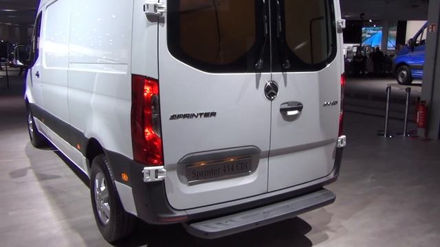 Mercedes-Benz Sprinter 414 CDI Panel Van (2019) Exterior and Interior смотреть онлайн
