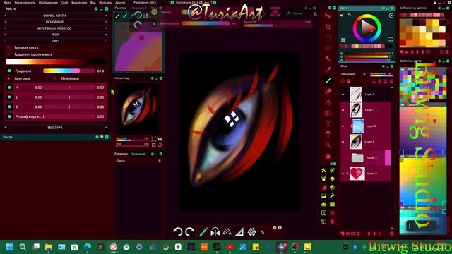 Стрим: Как сделать кисть для огня? Настройка кистей в Paintstorm Studio.  Кисти для Пиксельарта .