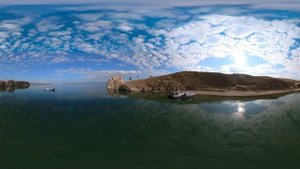 Байкал на 360, скала Шаманка, остров Ольхон.