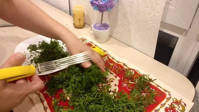 Зимняя Заготовка Морковной Ботвы.