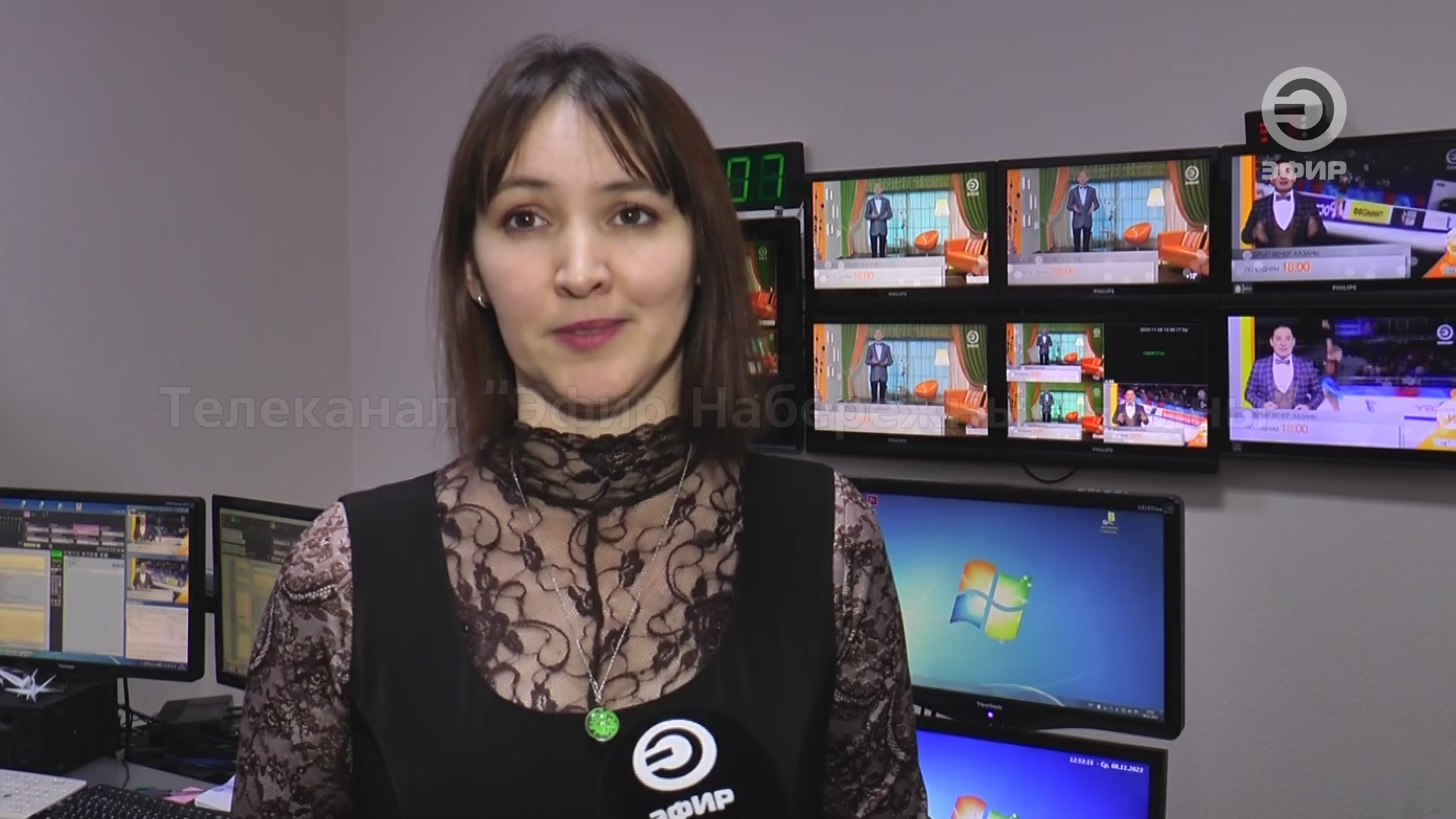 В акции 