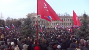 Митинг в Севастополе 23 февраля 2014