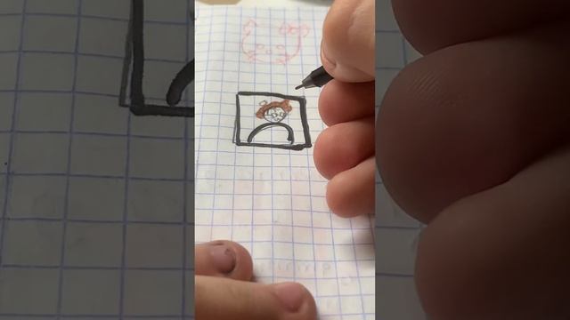 Как рисовать аватарку как в тт#рек#скетчмаркеры #рисунок#аватрка