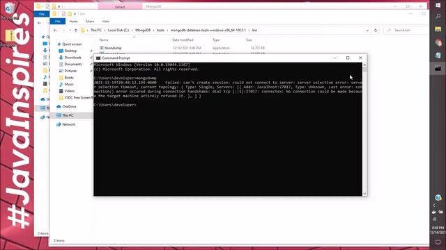 How To Download And Setup MONGODB DATABASE TOOLS In Windows | Java Inspires смотреть онлайн