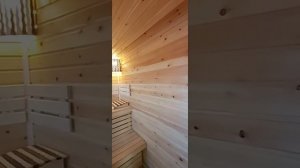 Баня 2,5 на 4 , своими руками, брус профилированый , бундамент плита, отделка кедр.
