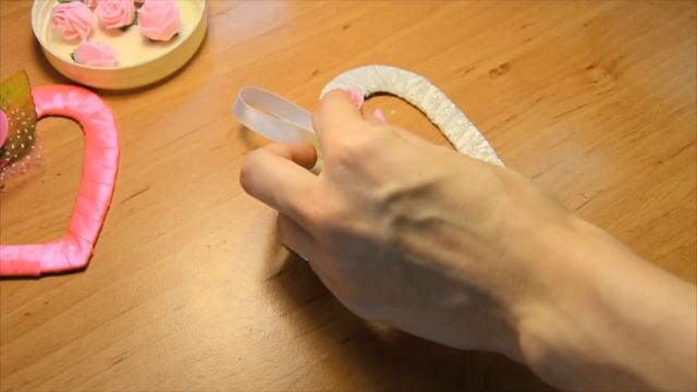 DIY Красивое сердце из роз за 5 минут. Мастер класс \ Heart of roses смотреть онлайн