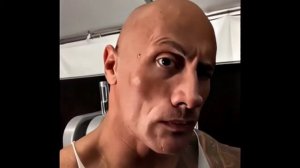 мем скала поднимает бровь