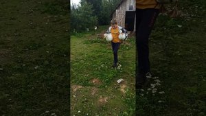 Дети в деревне Гузеево. 24.07.2023.