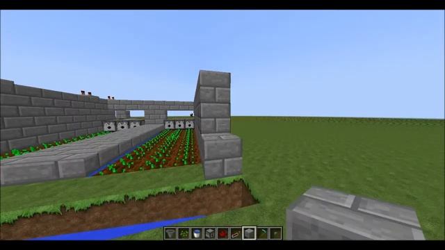 Полуавтоматическая ферма в minecraft смотреть онлайн
