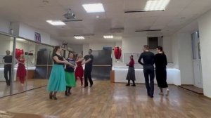 Баварская кадриль, фигура 2 (учебное видео с класса). Сообщество танцоров Assemblés (Ассамбле)