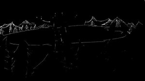 Футаж Здравствуй мир 1920х1080 На черном фоне,  рисованный