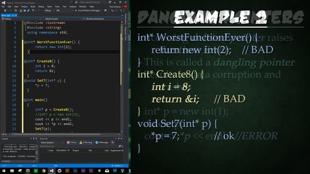 Let's Learn C++ ~ #24 ~ Dynamic Memory