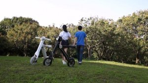 Складной электроскутер LEHE K1 premium