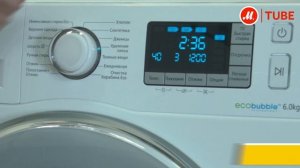Видеообзор стиральной машины Samsung WF60F4E4W2W с экспертом М.Видео