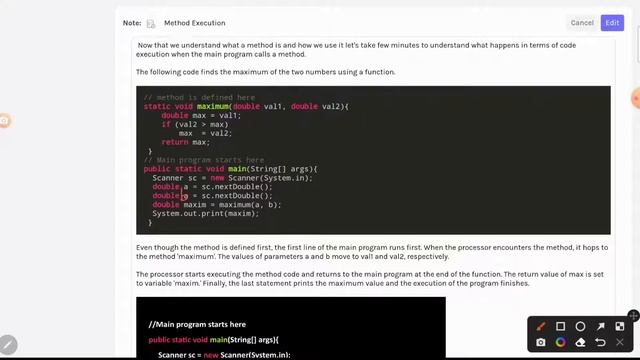 Method Execution | How to execute a method in Java | Java смотреть онлайн