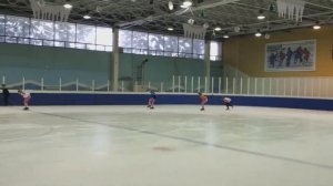 Первая тренировка по шорт треку