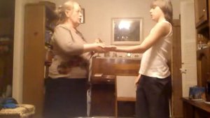 Я и моя Бабушка. Песня " Цыпленок жареный"