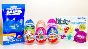 СНС #8 Киндер Сюрприз Принцессы Диснея Тайная Жизнь Домашних Животных Подводный Мир Ферби Furby
