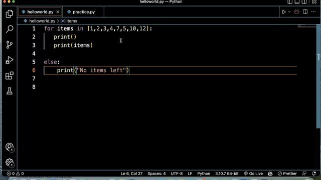 Python For Loops