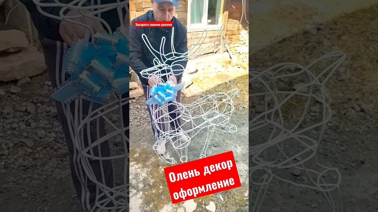 Олень из проволки #братьязахарята #максимзахаров #захарята