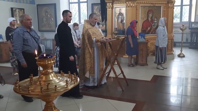 Водосвятный молебен в память пророка ИЛИИ. 02.08.22г.Храм Покрова Богородицы.Г.Уссурийск. смотреть онлайн