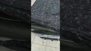 Разбираем старый матрас, что внутри