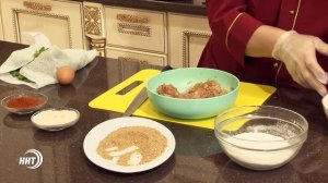 Какое блюдо можно приготовить из куриного фарша и муки?