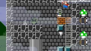 8BIT-ANI: Mario vs the Giant Lego Zombie Mario Maze