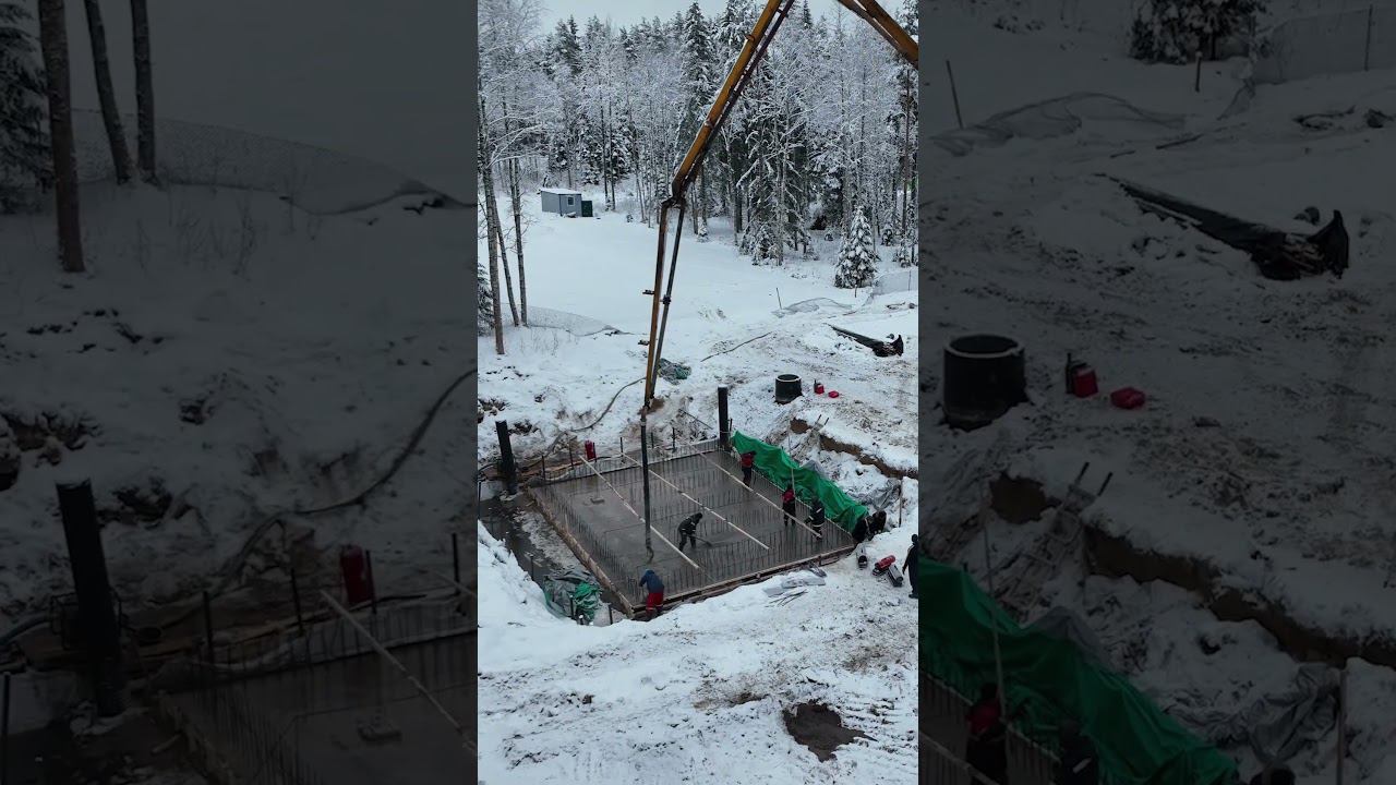 Эстетика зимней стройки ❄️ смотреть онлайн