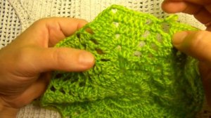 Новогодняя САЛФЕТОЧКА, просто и красиво,  Вязание КРЮЧКОМ ( С № 26)