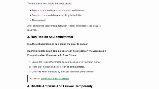 Fix The Application Encountered An Unrecoverable Error Roblox смотреть онлайн