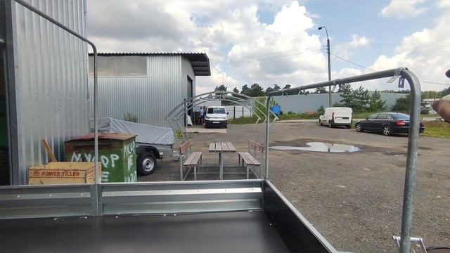 Сборка каркаса тента для прицепа АвтоС Avtos 1200мм с Аэро скосом.
