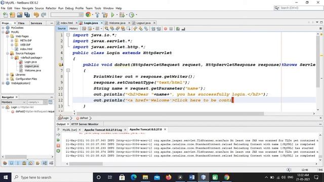 URL Rewriting in Servlet смотреть онлайн