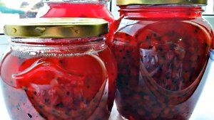 Варенье из красной смородины (5 минутка)! Просто и быстро!
