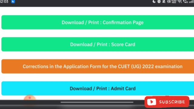 CUET 2022 Form Correction Window Open || Official Update || University Course Addition Update