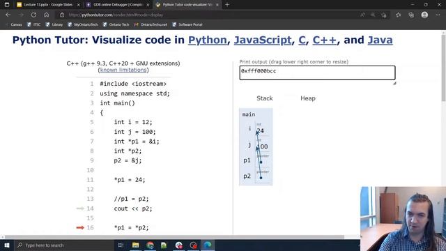 CSCI1060 Lecture 13 - Pointers I смотреть онлайн