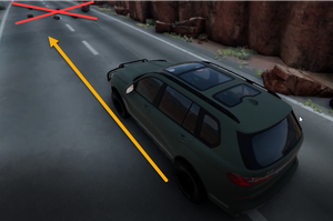 Камни по середине дороге!!! BeamNG