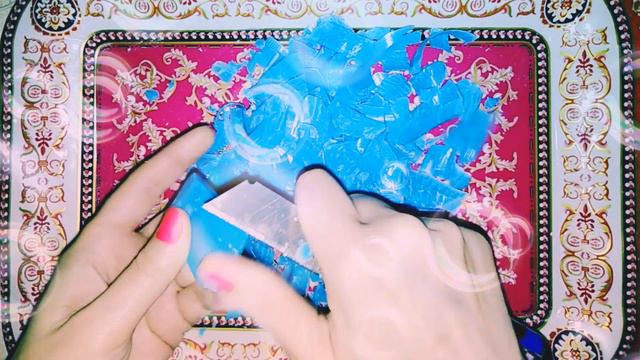 Синие-голубое мыло. Режу. Жмякаю.АСМР. ASMR SOAP. смотреть онлайн