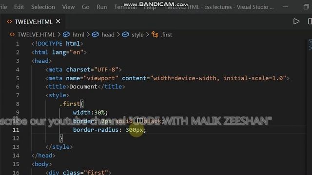 #12 CSS border radius tutorial in hindi / urdu || CSS tutorial for beginners