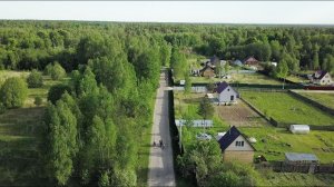 Вид деревни Болдино с высоты птичьего полета