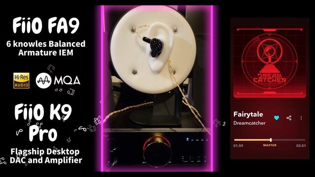 【Sound Demo】FiiO FA9 & FiiO K9 Pro ESS ♪"Fairytale" Dreamcatcher смотреть онлайн
