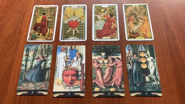 ТРОЙКИ В ТАРО ❗️Значение цифры ТРИ в колоде ТАРО ?#значениекарттаро