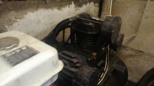 Компрессор с двигателем от мотоблока и с автоматикой, часть 3