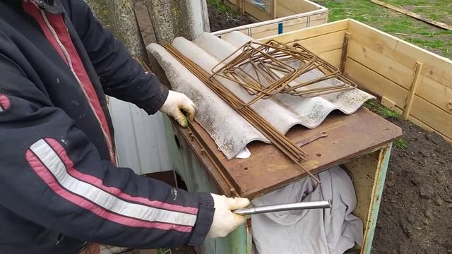 Изготавливаем хомуты для фундамента быстро и просто смотреть онлайн