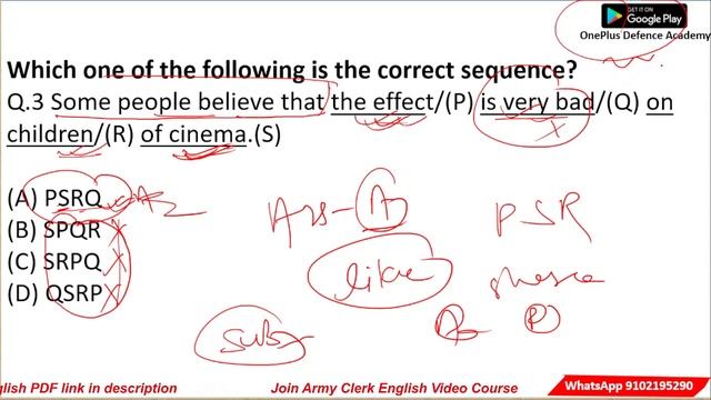 English for ARMY CLERK/AIRFORCE/NDA/IBPS || PQRS,COMMON ERROR,SYNONYMS || ONEPLUS DEFENCE ACADEMY
