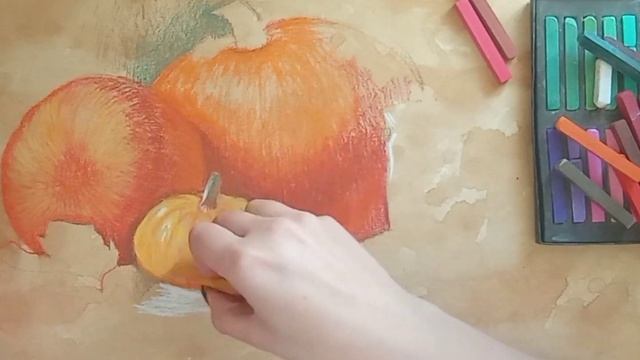Видео урок по рисованию. "Натюрморт пастелью"