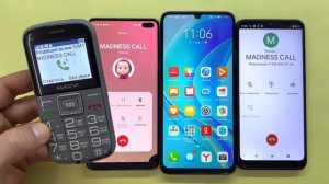 Incoming Call ZTE Blade A51lite Vs Samsung Galaxy S10+ / Outgoing Call Old MAXVI B5, HUAWEI Nova Y7